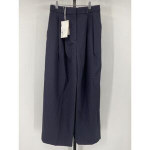 COS Navy Wide-Leg Pants